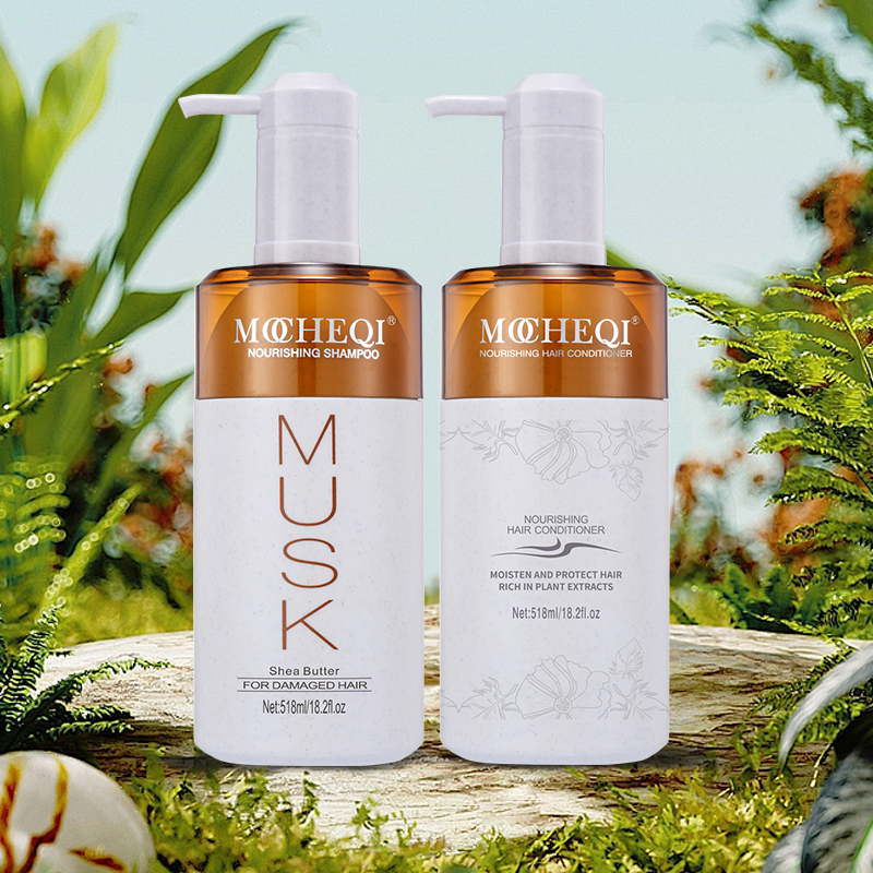 MOCHEQI Private Label Натуральный Органический Питательный Увлажняющий Разглаживающий Шампунь и Кондиционер для Ухода за Волосами Набор Для Салонного Использования